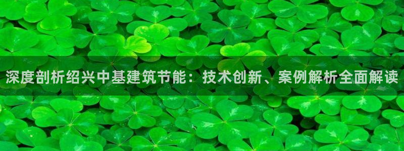 尊亿游戏国际官网：深度剖析绍兴中基建筑节能：技术创新、案例解析全面解读