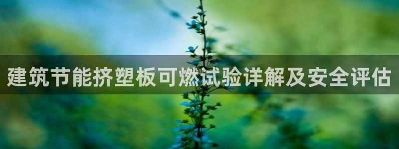 e尊国际-可可计划：建筑节能挤塑板可燃试验详解及安全评估