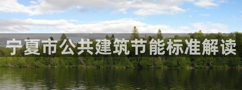 e尊国际平台：宁夏市公共建筑节能标准解读