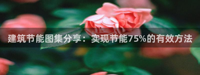 e尊国际客服：建筑节能图集分享：实现节能75%的有效方法