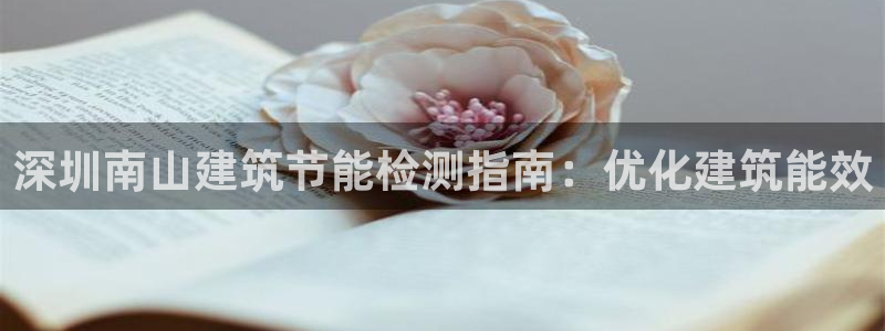 e尊国际平台：深圳南山建筑节能检测指南：优化建筑能效