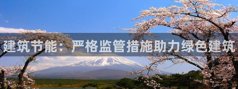 e尊国际-e尊国际官网：建筑节能：严格监管措施助力绿色建筑