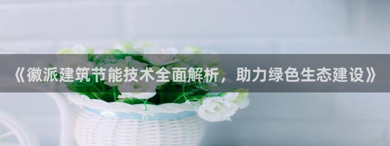 e尊国际客服：《徽派建筑节能技术全面解析，助力绿色生态建设》
