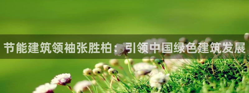 e尊国际是个黑网：节能建筑领袖张胜柏：引领中国绿色建筑发展