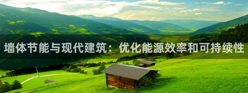 e尊体育：墙体节能与现代建筑：优化能源效率和可持续性