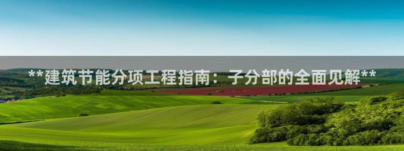 e尊国际可靠吗：**建筑节能分项工程指南：子分部的全面见解**