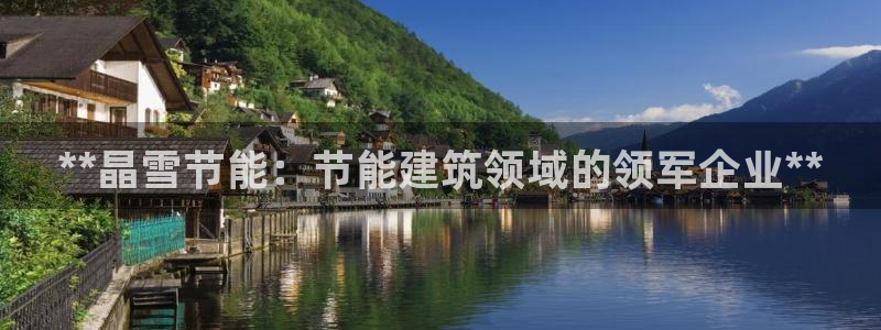 e尊国际客服：**晶雪节能：节能建筑领域的领军企业**